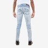 X RAY Men's Stretch Tapered Moto Denim Jeans - 2 of 4