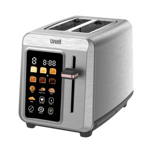 Livwell Brands Smart Touch 2 Slice Metal Toaster Stainless Steel - 1 of 4