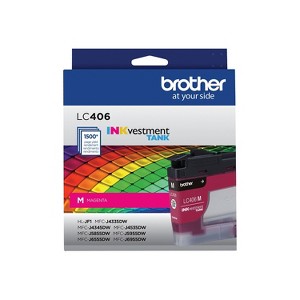 Brother LC406 Magenta Standard Yield Ink Cartridge (LC406MS) - 1 of 4