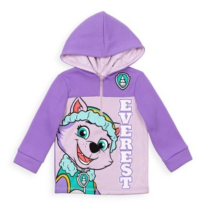 Paw Patrol Everest Girls Fleece Half Zip Hoodie Toddler to Big Kid - 1 of 4