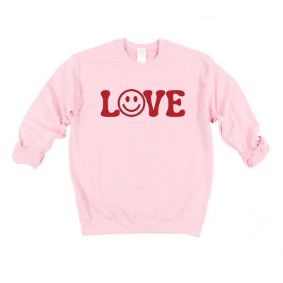 Simply Sage Market Women's Graphic Sweatshirt Love Smile
