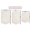 Waterford Collection Tufted Bath Rug, Extra Soft and Absorbent, Non-Slip Bath Mats, Machine Washable bath rugs for Bathroom, 3 Piece Set, Ivory - 3 of 4
