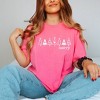 Simply Sage Market Women's Merry Trees Short Sleeve Garment Dyed Tee - 2 of 4