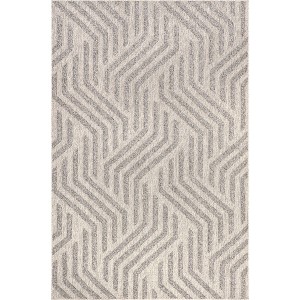 Nuloom Shante Geometric 5x8 Indoor/Outdoor Area Rug for Living Room Patio Deck Front Porch Kitchen, Beige - 1 of 4