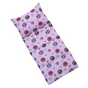 Disney Raya and the Last Dragon Mythic Pop with Ongis Lavender, Purple, and Magenta Flowers Deluxe Easy Fold Toddler Nap Mat - 1 of 4