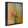 Stupell Industries Vintage Colorful Bouquet Floating Frame Canvas Art - 2 of 4