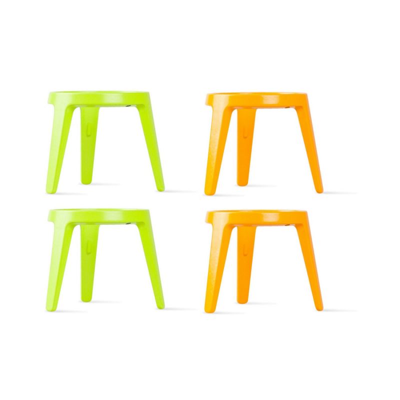 Brainstream Rocket Tripod Egg Cup Gift Set (2-Piece, Lime and Orange) (2-Pack), 1 of 4