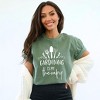 Simply Sage Market Women's Gardening Is My Therapy Short Sleeve Garment Dyed Tee - 2 of 4