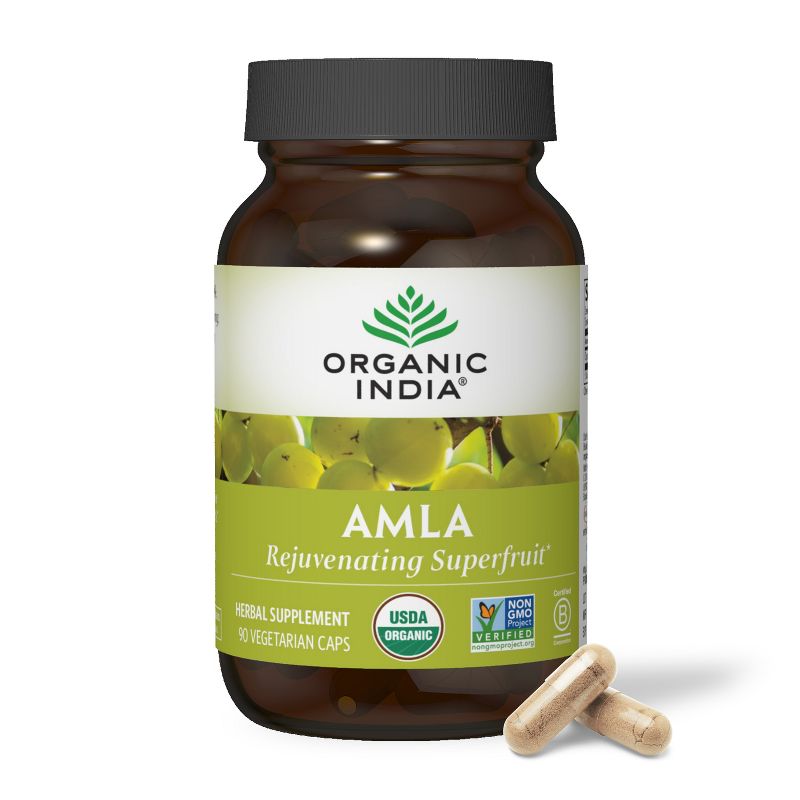 ORGANIC INDIA Amla Herbal Vitamin Supplement, 1 of 8