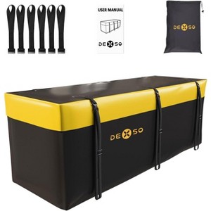 15&21 Cubic Foot Waterproof Roof Bag, Universal Fit for All Vehicles, Includes Anti-Slip Mat, Storage Pouch & Door Hooks - 1 of 4