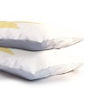 Deny Designs King April Lane Art Block Yellow Monogram X Microfiber Printed Pillow Sham - 3 of 3