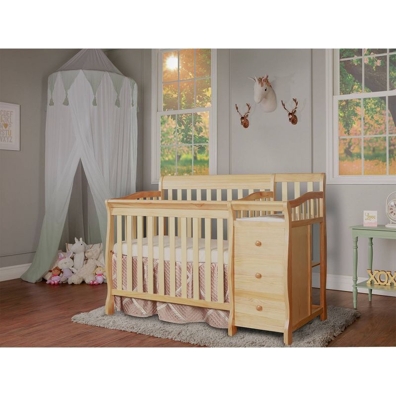 Dream On Me Jayden 4-in-1 Mini Convertible Crib and Changer, 2 of 5