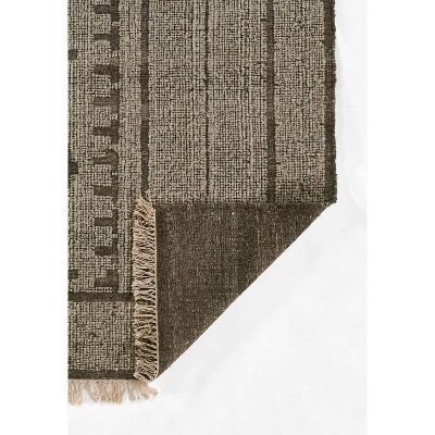 Handwoven Blue Wool Rectangular Area Rug 2' x 3'