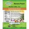 Larissa Veronica Banana Peach Brazilian Coffee (Gourmet, Naturally Flavored, Whole Coffee Beans) (8 oz, ZIN: 562912) - 2 of 4