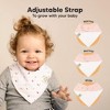 8pk Organic Baby Bandana Bibs, Baby Drool Bibs for Baby Boy, Girl, Baby Bibs for Infant, Newborn - 2 of 4
