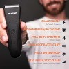 MANSPOT Manscape Body Trimmer for Men, with 4 Guard,Replaceable Ceramic Blade Heads,Waterproof, Black - 2 of 4
