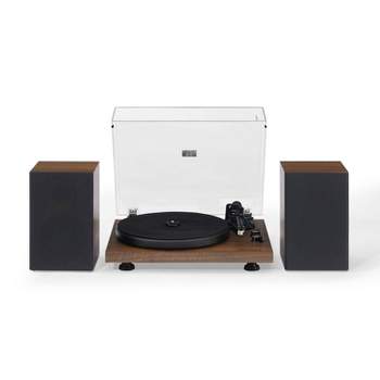 Crosley C62 Shelf System Vinyl Record Player - Walnut