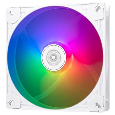 SilverStone Technology   VISTA 140 ARGB Translucent PC fan  White PBT fan frame HDB bearing 1600RPM 4pin-PWM 500mm cable 4-1pin ARGB 800+300mm cable