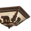 Vaxcel Bozeman 3 - Light Flush Mount in  Burnished Bronze - 4 of 4