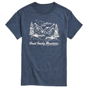 Men's - Instant Message - Smoky Mountains Tn Short Sleeve Graphic T-Shirt - 1 of 4
