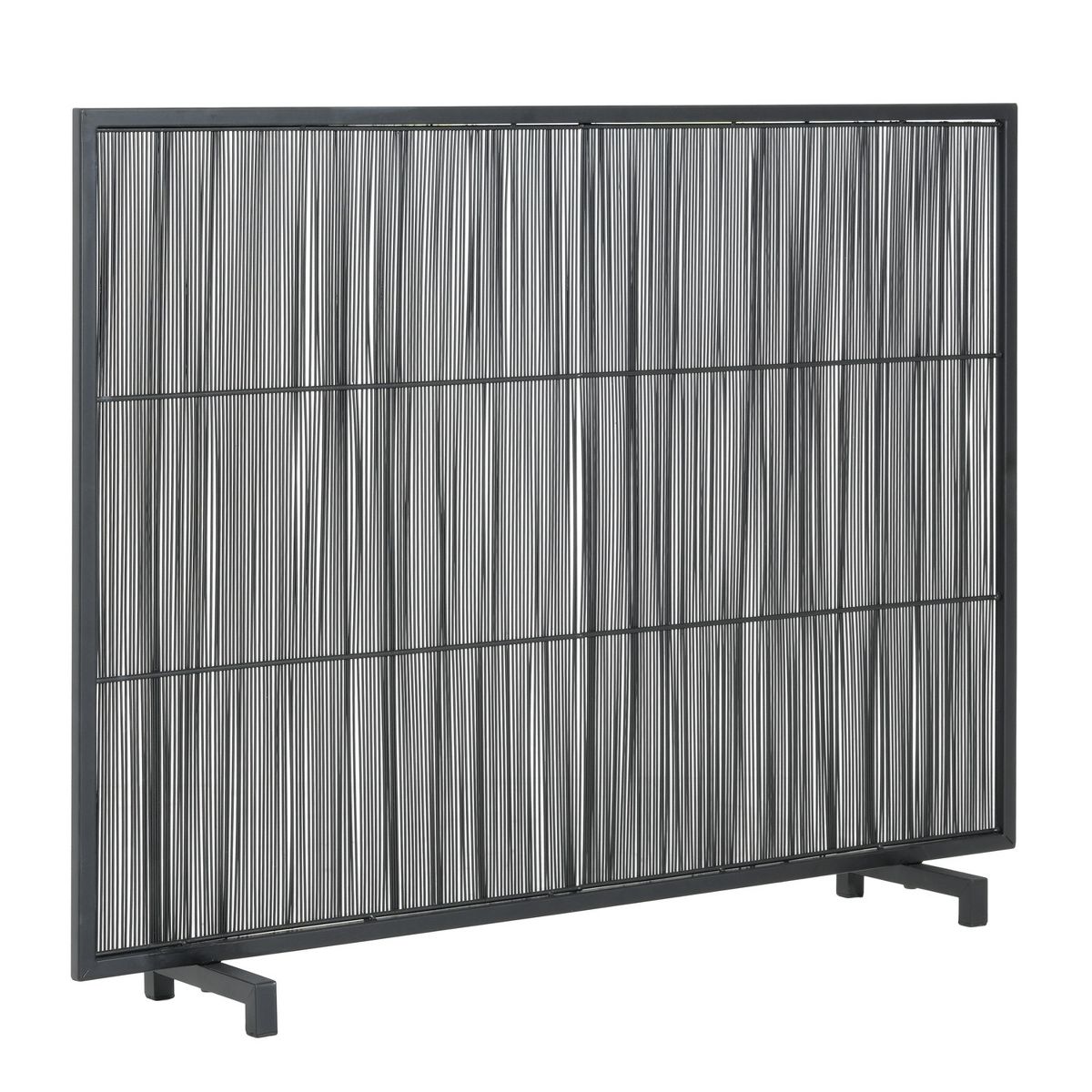 Christopher Knight Home Akira Modern Rectangular Metal Single Panel Fireplace Screen - thumbnail 5