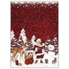 Christmas Large Area Rugs for Living Room Bedroom, Rug Washable Carpet Runner Indoor, Xmas Tree Snowflake Rug - 2 of 4