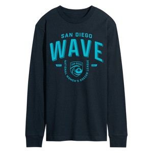 - National Women's Soccer League - San Diego Wave Industrial Long Sleeve Graphic T-Shirt - 1 of 1