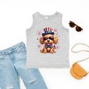 The Juniper Shop Patriotic Fluffy Dog Youth Tank Top - 4 of 4