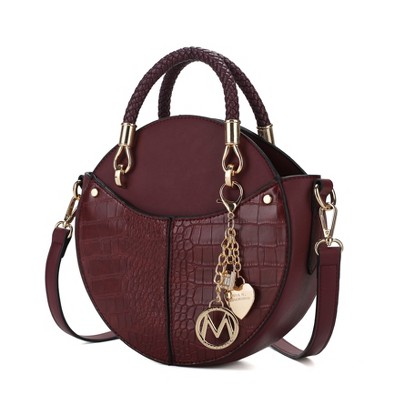 MKF Collection Nobella Women’s Crossbody Bag Croc-Embossed by Mia K