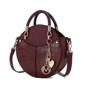 MKF Collection Nobella Women’s Crossbody Bag Croc-Embossed by Mia K - 1 of 4