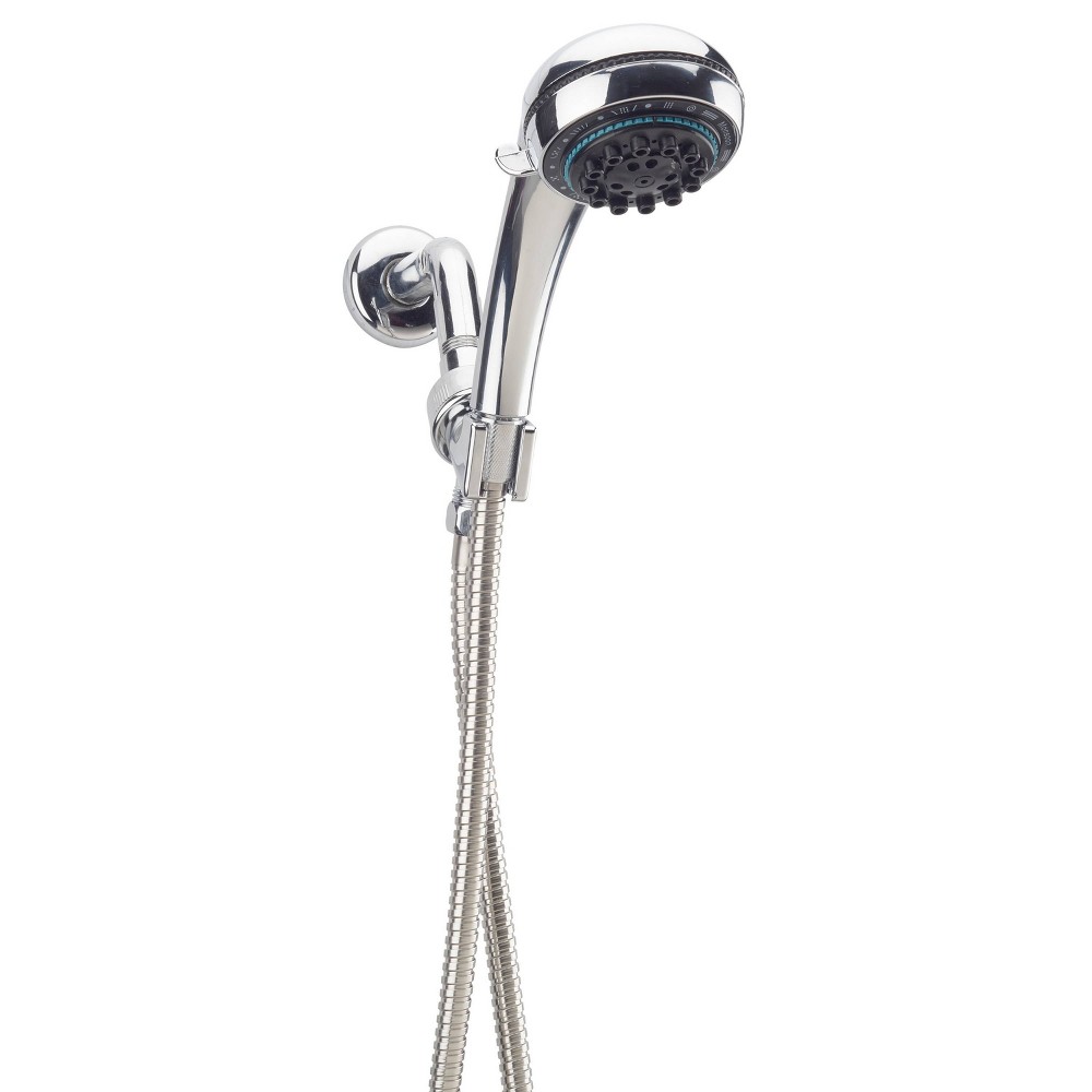Photos - Shower System 8' Shower Head and Cord Set Silver - Bath Bliss