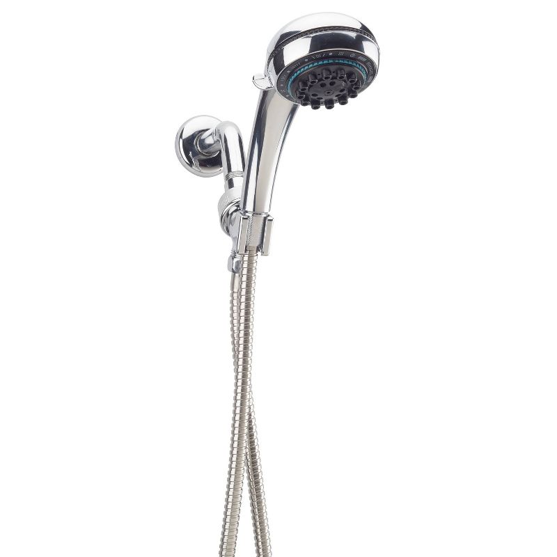 8&#39; Shower Head and Cord Set Silver - Bath Bliss, 1 of 4