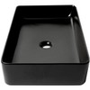 ALFI ABC902-BM Black Matte 24Inch Modern Rectangular Above Mount Ceramic Sink - 4 of 4