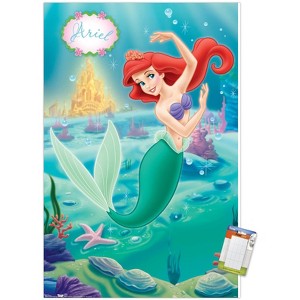 Trends International Disney The Little Mermaid - Ariel - Swimming Pose Unframed Wall Poster Prints - 1 of 4
