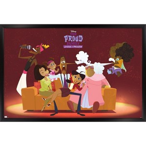 Trends International Disney The Proud Family Louder and Prouder - Family Framed Wall Poster Prints - 1 of 4