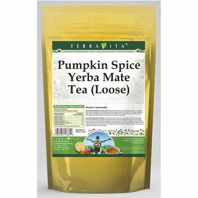 TerraVita Pumpkin Spice Yerba Mate Tea (Loose) (8 oz, ZIN: 565633, 1-Pack)