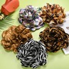 Unique Bargains Alloy Satin Fabric Big Flower Dainty Brooch Pin 1 Pc - 4 of 4