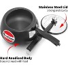 Hawkins 1.5L Contura Hard Anodised Pressure Cooker Black: Aluminum, Locking Lid, Cool Touch Handle, Hand Wash - 3 of 4