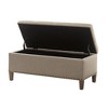 NicBex Modern 42" Storage Bench Upholstered Accent Stools with Tufted Top for Bedroom and Entryway - 4 of 4