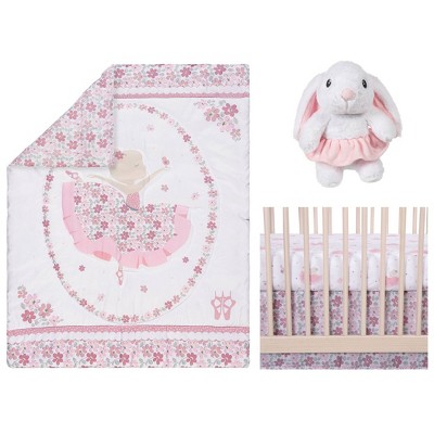 Image of Sammy & Lou Crib Bedding Set - Blooming Ballet - 4pc