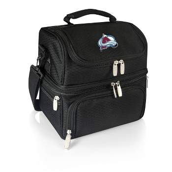 NHL Colorado Avalanche Pranzo Dual Compartment Lunch Bag - Black