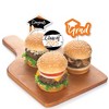 Big Dot of Happiness Orange 2025 Graduation Party - Dessert Cupcake Toppers - Clear Treat Picks - Set of 24 - 3 of 4