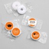 Big Dot of Happiness 2026 Orange Graduation Party Round Candy Sticker Favors - Labels Fits Chocolate Candy (1 Sheet of 108) - 3 of 4