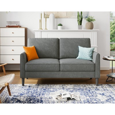 58" W Loveseat Sofa Couch for Living Room,Bedroom,Apartment and Small Space,Easy Assembly