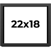 PosterPalooza | Flat Black Picture Frame - UV Acrylic, Backing Board, Hanging Hardware Included - 2 of 4