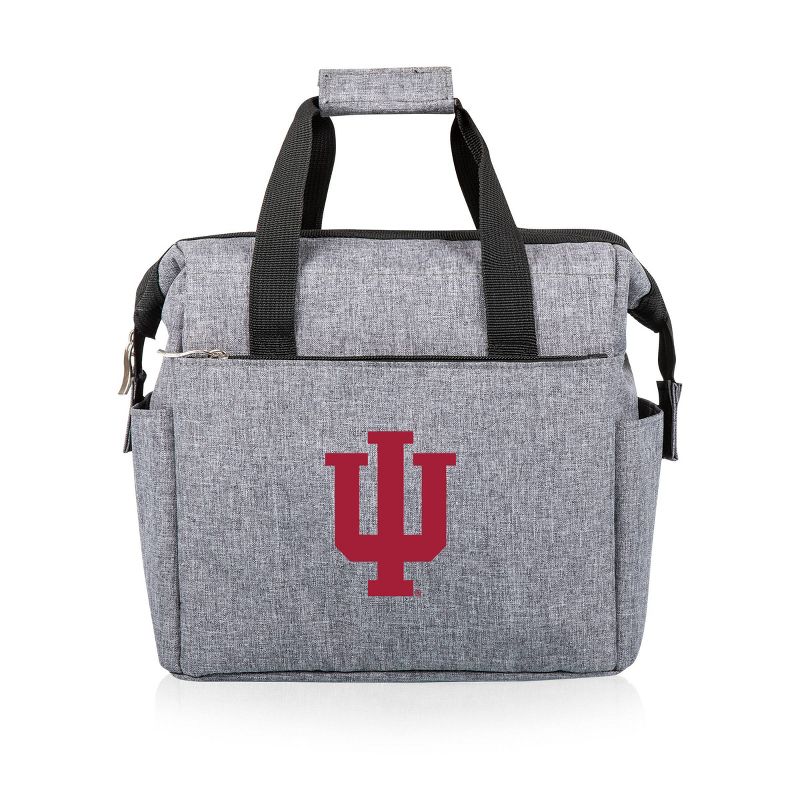 NCAA Indiana Hoosiers On The Go Lunch Cooler - Gray, 1 of 4