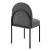 Modway Isla Channel Tufted Upholstered Fabric Dining Side Chair - 3 of 4
