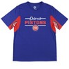 G-III Sports Mens Detroit Pistons Graphic T-Shirt, Blue, Large - 2 of 3