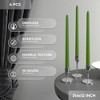 12 inch Taper Candles Set of 4 - Dripless and Smokeless Candle Unscented - Slow Burning Candle Sticks - 3 of 4