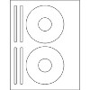 Business Source CD/DVD Labels Laser/inkjet 300/PK White 26149 - 3 of 3